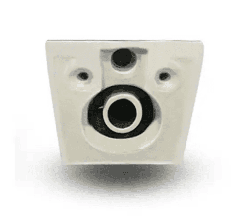 אסלה תלויה מעוגלת אורך 53.5 ס"מ צבע לבן מבריק עם שטיפת Tornado ומושב קשיח טריקה שקטה ונשלף דגם קראטיה