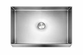 כיור רחצה מונח מלבני בעיצוב חלק עשוי מנירוסטה רוחב 50 ס"מ ועומק 35 ס"מ צבע גרפיט מט PVD דגם H-9987