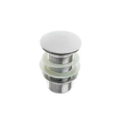 ונטיל לכיור רחצה עשוי מחומר Brass אל חלד צבע לבן מט דגם DR-06