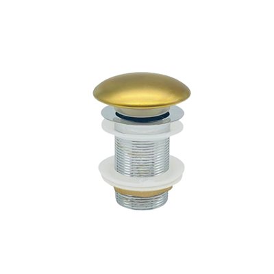 ונטיל לכיור רחצה עשוי מחומר Brass אל חלד צבע זהב מט דגם DR-03