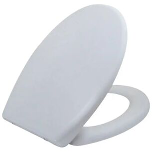 מושב אסלה מעוגל לבן עומק 46 ס"מ רוחב 34 ס"מ מתאים לאסלה P או במקום מושב ישן באותה מידה דגם אפולו