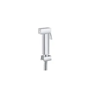 מערכת שטיפה מיני Brass אל חלד כולל צינור ותפסן צבע ניקל מבריק דגם MY-120101