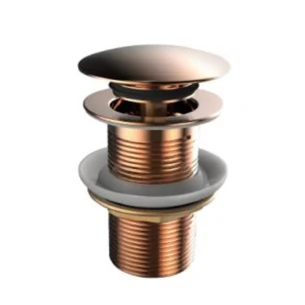 ונטיל לכיור רחצה עשוי מחומר Brass אל חלד צבע רוז גולד דגם DR-09
