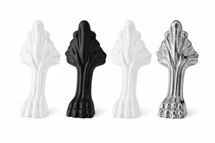 אמבטיה מונחת אובלית עם רגליות לבחירתך עשויה מחומר אקרילי מוחזקת בפייברגלס אורך 170 ס"מ צבע האמבטיה לבן מבריק דגם Mexico 170