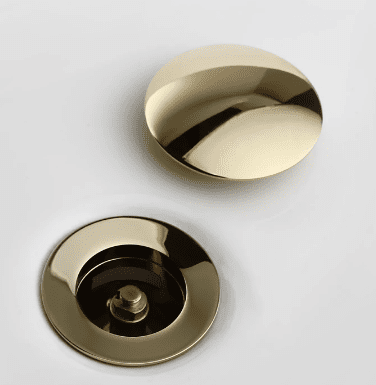 ונטיל לכיור רחצה עשוי מחומר Brass אל חלד צבע זהב מבריק דגם DR-04