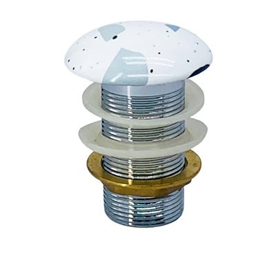 ונטיל לכיור רחצה עשוי מחומר Brass אל חלד צבע טרצו דגם DR-08
