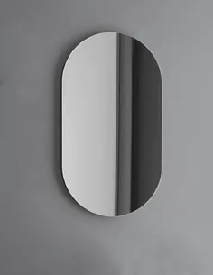 מראה מרחפת לתליה בעיצוב אליפסה רוחב 60 ס"מ גובה 80 ס"מ דגם 55645