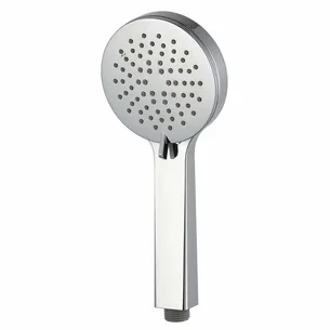 מזלף יד מעוגל עשוי מחומר פלסטיק קשיח ABS יש לו 3 מצבי זרימה צבע ניקל מבריק דגם MY-2017