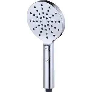 מזלף יד מעוגל עשוי מחומר פלסטיק קשיח ABS יש לו מצב 3 מצבי זרימה צבע ניקל מבריק דגם MY-2012