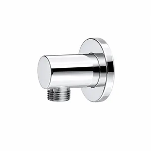 נקודת מים עגולה עשויה Brass אל חלד מתאימה לחיבור צינור של מוט פינוק ו/או צינור של מזלף צבע ניקל מבריק דגם 36558